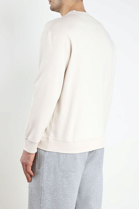 Мужской белый свитшот Brunello Cucinelli 