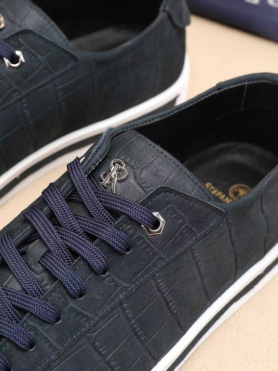 Мужские кожаные кроссовки Stefano Ricci