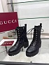 Женские кожаные ботинки Gucci Double G