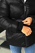 Мужской чёрный пуховик Canada Goose logo-patch