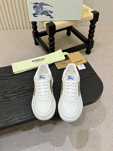 Мужские кроссовки Burberry Terrace - White   