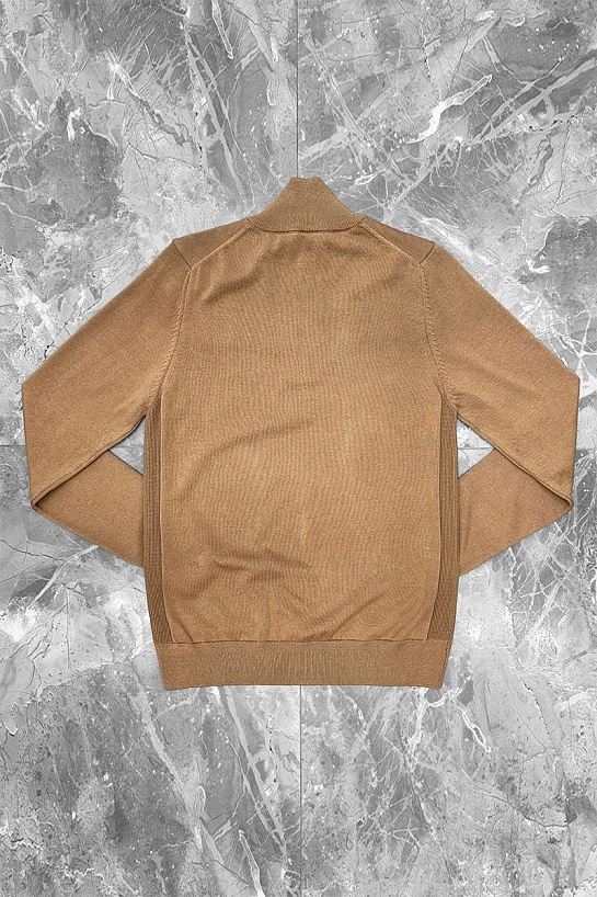 Мужской джемпер Burberry quarter-zip - Brown