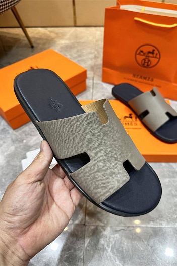 Мужские шлёпанцы Hermes Izmir - Beige   
