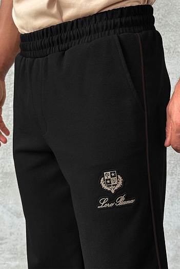 Спортивные штаны чёрного цвета Loro Piana   