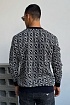 Тёмно-синий джемпер Fendi FF Monogram