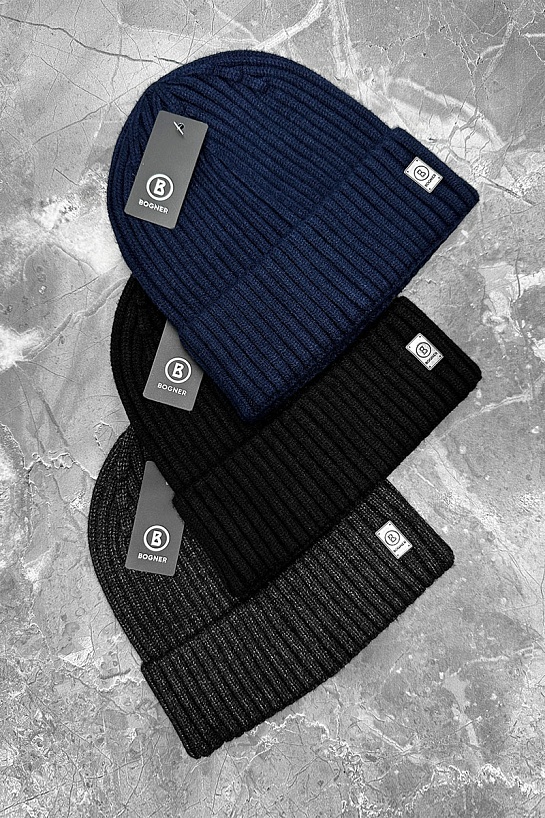 Шапка чёрного цвета Bogner