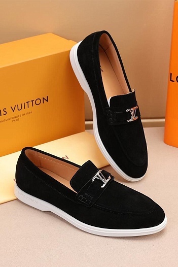 Мужские замшевые лоферы Louis Vuitton Estate   