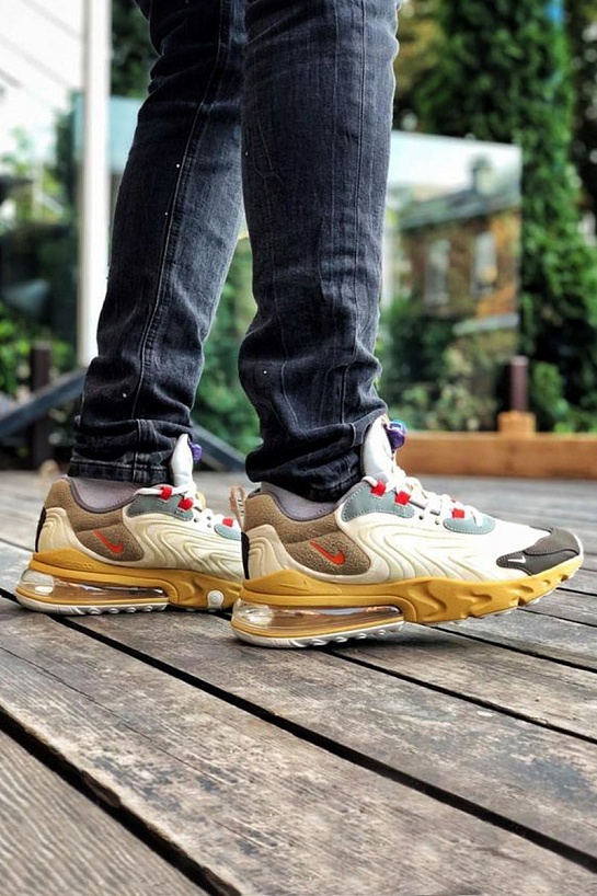 Кроссовки Travis Scott x Nike Air Max M270 React "Cactus Trails"