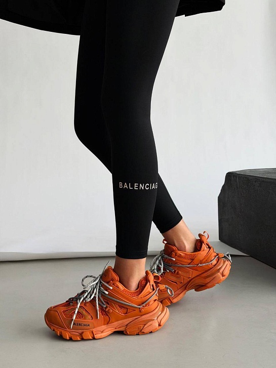 Женские черные леггинсы Balenciaga premium