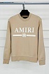 Бежевый свитшот Amiri MA bar crew-sweat