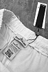 Мужские белые шорты Stone Island compass-patch