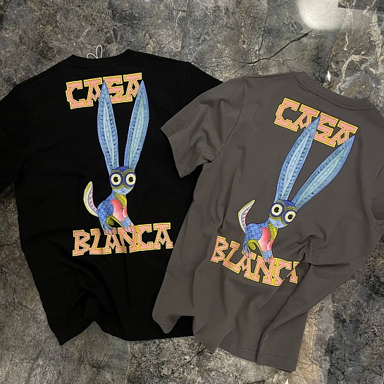 Чёрная футболка Casablanca Souvenir