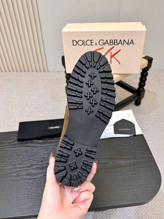 Мужские замшевые лоферы Dolce & Gabbana