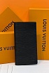 Кожаный бумажник Louis Vuitton Brazza premium 10x19x2 см