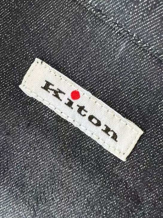 Мужская рубашка Kiton Premium - Grey Denim
