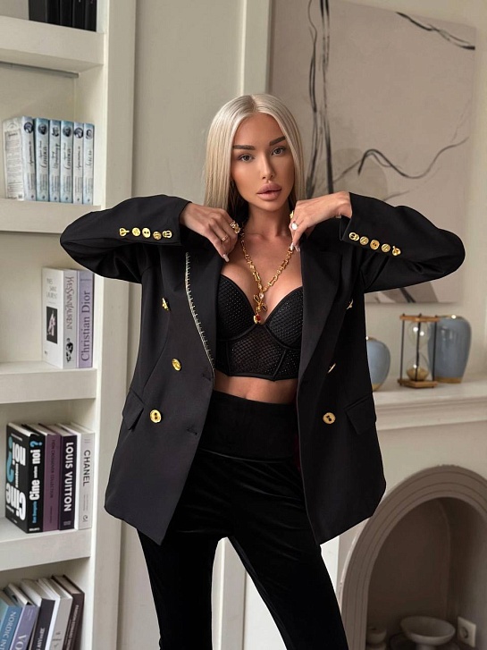 Женский пиджак Schiaparelli Premium - Black