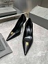 Женские кожаные туфли на каблуке Balenciaga premium