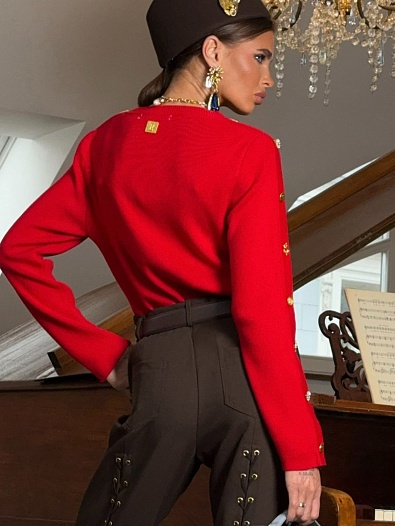 Женский свитер Schiaparelli Premium - Red   