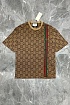 Оверсайз футболка Gucci GG jacquard - Brown