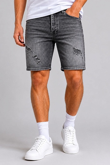 Джинсовые шорты Givenchy - Grey   