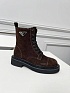 Женские замшевые ботинки Prada