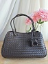 Кожаная сумка Bottega Veneta Basket 30x20 см - Dark Brown