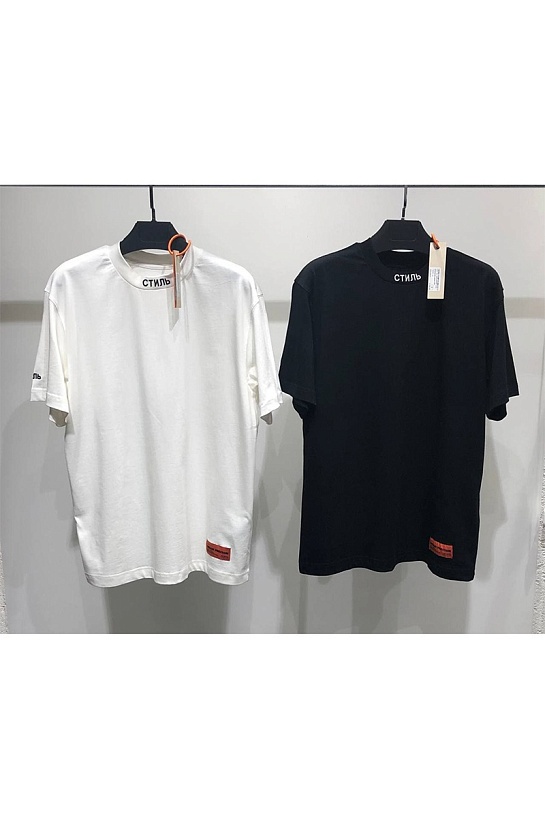 Белая оверсайз футболка Heron Preston "Стиль"