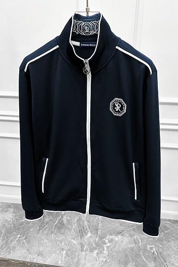 Мужская тёмно-синяя кофта Stefano Ricci   