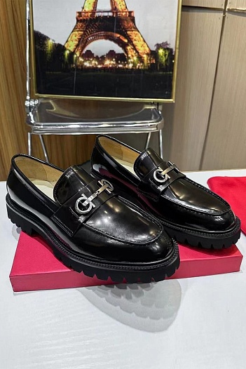 Мужские кожаные лоферы Salvatore Ferragamo   