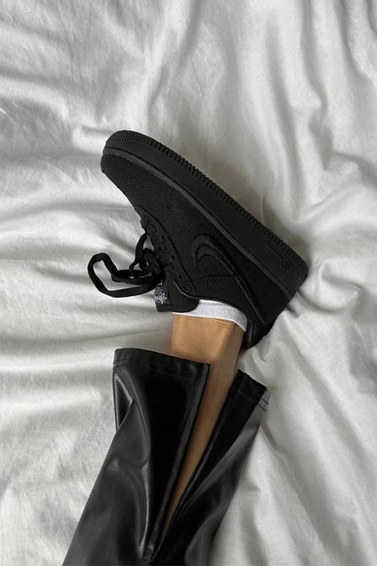 Кроссовки Stussy x Nike Air Force 1 Low - Black