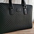 Кожаная сумка Gucci GG Supreme briefcase 38х28 см