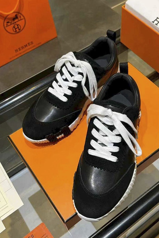 Женские комбинированные кроссовки Hermes Bouncing premium