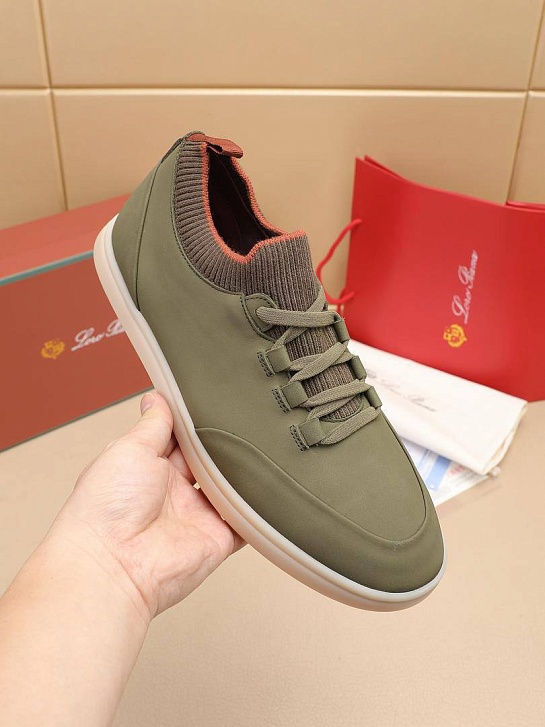 Мужские кроссовки Loro Piana Soho Walk - Khaki