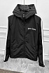 Мужская чёрная ветровка Palm Angels