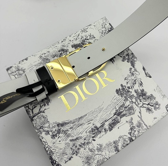 Женский двусторонний ремень Dior Montaigne (ширина 3 см, длина 80 / 85 / 90 см)