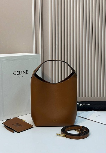 Кожаная сумка Celine Small Hobo premium 18x31x6 см   
