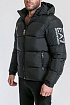 Чёрная утеплённая куртка Emporio Armani 7