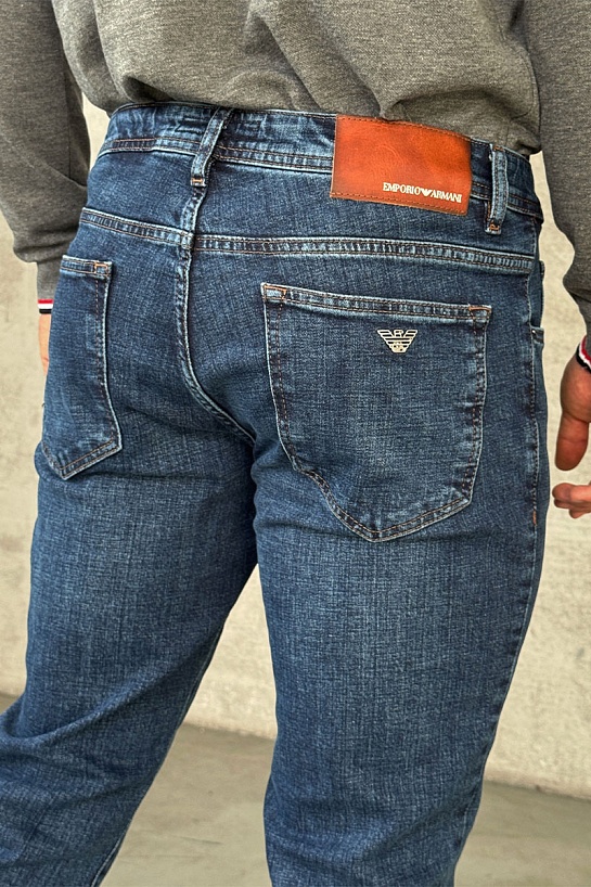 Мужские синие джинсы Emporio Armani