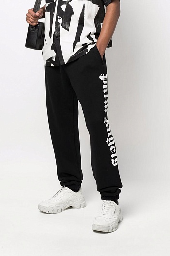 Мужские чёрные штаны Palm Angels   