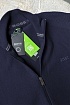 Тёмно-синяя кофта на молнии Hugo Boss logo-embroidered