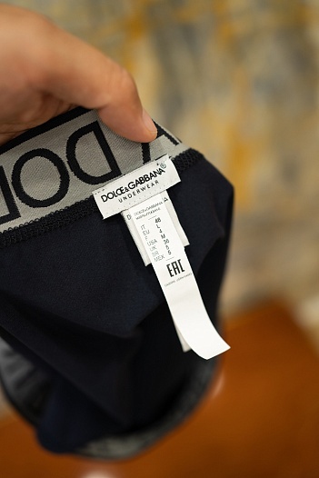 Набор нижнего белья Dolce & Gabbana синего цвета   