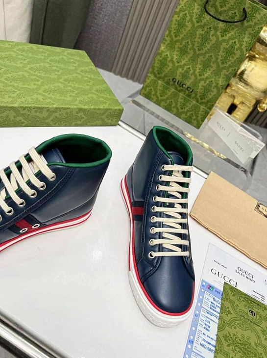 Мужские кроссовки Gucci Tennis 1977 high-top - Blue