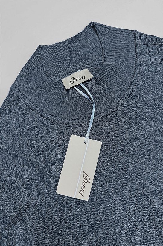 Мужская водолазка Brioni цвета индиго