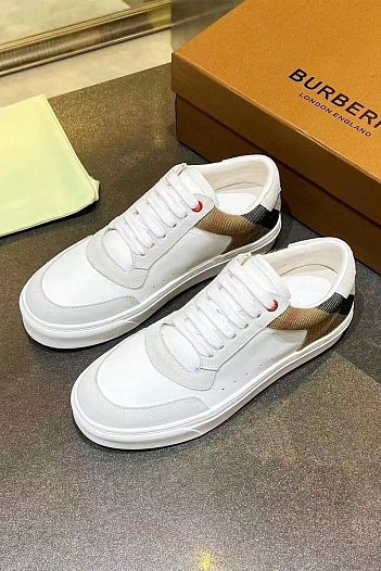 Комбинированные кроссовки Burberry House check   