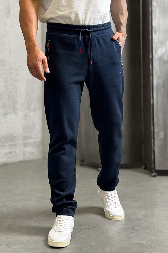 Спортивные штаны Kiton синего цвета