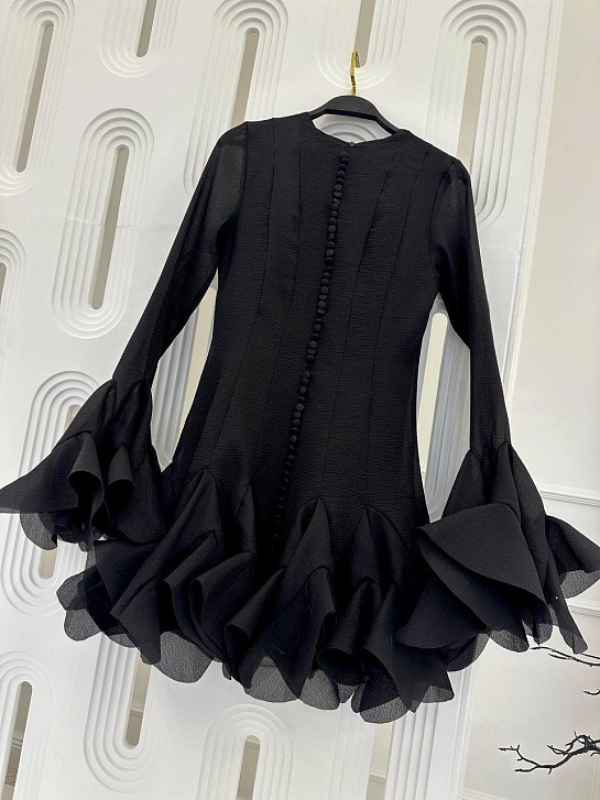 Женское чёрное платье Zimmermann Premium - Black