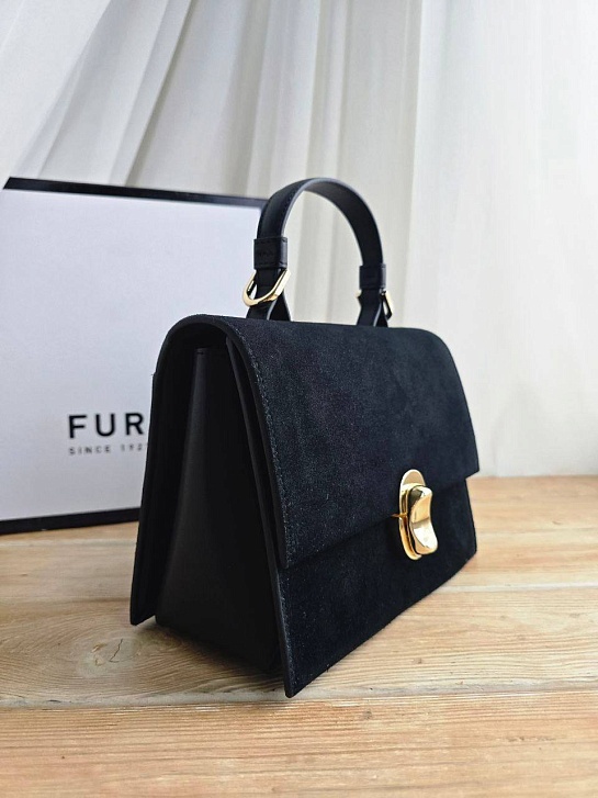 Замшевая сумка Furla Eclisse S 21x17 см