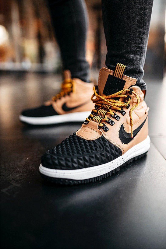 Кроссовки Nike Lunar Force 1 Duckboot - Black / Brown