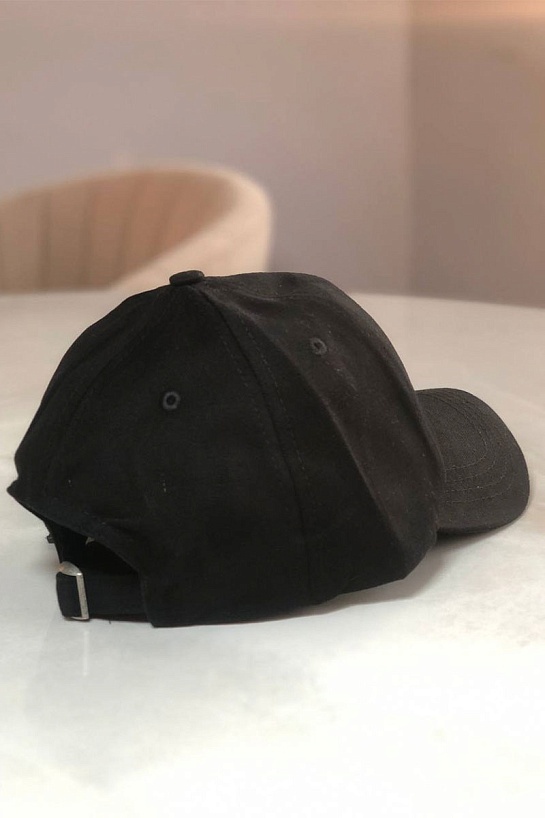 Мужская чёрная бейсболка Amiri