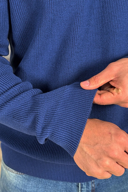 Мужской синий свитер Valentino Vlogo Signature